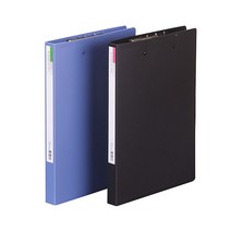 PP 더블 레버 클립화일 A4 펀치리스파일, 흑색