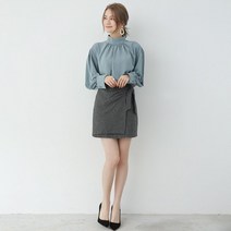 김비서블라우스 블라우스 벌룬 여름 왕리본 곱창 봄 4 5 월 결혼식 하객룩