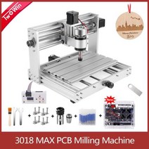 CNC 3018 MAX 레이저 조각기 GRBL 제어 200W 스핀들 3 축 PCB 절단 밀링 머신 금속 CNC 라우터 섬유 목재 레이저 프린터, no laser+with offline