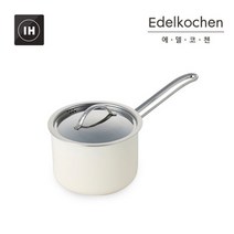 에델코첸 통3중 클래식L 편수냄비 16cm (아이보리), 단품, 단품