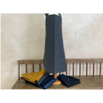 공방 카페 미용실 캠핑 작업 남성여성 바리스타 앞치마, 베이지, 숏