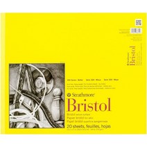 스트라스모아 Strathmore 300 시리즈 브리스톨 페이퍼 패드 양피지 테이프 제본 14x17인치 20매, 단일옵션