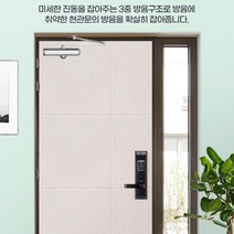 오피스텔 벽간소음 가정용 3중방음구조 흡음보드 차단재 고밀도 방송실 문부착 난연, 방마다방음 문고리세트 그레이 70
