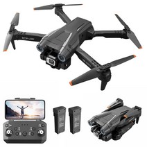 초아솔류션 시오니 i3 PRO 한글설명서 연습용드론 Z908PRO 듀얼카메라 충돌방지센서 배터리2개, 블랙