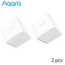 이장원큐브 스마트큐브 Aqara매직 큐브 컨트롤러 지그비 6 가지 액션으로 제어 스마트 홈 장치 mijia 앱으로 작동, [02] 2pcs