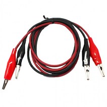 SAC-22 악어 클립 케이블 중 1m 1set 악어전선집게, 상세페이지 참조
