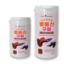 (주)가성아쿠아홈펫 신제품 별풍선 구피사료 구피밥 구피먹이 120m, 1개