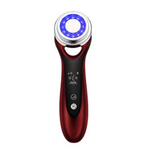 얼굴 피부 미용 리프팅 기계 AmazeFan RFEMS 스킨 케어 뷰티 머신 딥 페이셜 클렌징 마사지 핫 Compress 션 레 쥬 베 네이션 리무버 주름 리프팅 장치, DRE-1007-red_CHINA, DRE-1007-red