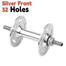 로고가 노바텍 A565SBT 고정 기어 스프로킷 잠금 너트 볼트 볼트가 단일 속도 자전거 허브 20 H 24 28 3, 13 Silver Front 32H