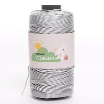 삼남뜨개실 삼남여름 110g 다섯개사면한개더 PP사 가방실 소품실 뜨개실, 44 라이트 그레이