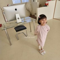여아 박시 롱원피스 아기 유아 아동 키즈 주니어 면 롱티 트임 데일리 원피스 등하원룩