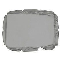 멀티 컬러 야외 스윙 의자 천막 정원 방수 캐노피 지붕 커버 의자 해먹 375ea13, 249x185x18cm, 03 Dark Grey