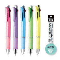 제브라 클립온멀티 파스텔 4&1 멀티펜 1000Pastel B4SA2 (사은품 SK 0.7 리필심 1개+선물용 케이스), SK 1개+케이스, 파스텔그린 (멀티1000 PAG)
