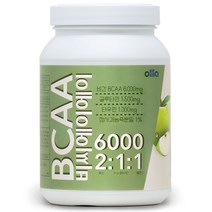 올라 BCAA 파우더 6000, 500g, 그린애플, 1개