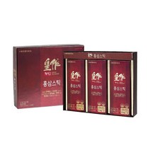 롯데 교회 회사 단체 학교 친구 병문안 황작 홍삼스틱 선물세트 10ml x 30포 (진세노사이드 8mg ) _선물용 봉투 증정 답례 감사 명절 선물세트, 40개