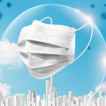 국산 애니원 일회용마스크 1000매 귀가편한 귀안아픈 덴탈 약국 마스크, 화이트