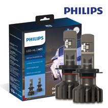 필립스 그랜저IG 전용 합법인증 LED 전조등 램프 얼티논 프로 9000 HB3 9005 1세트 / 5년보증, 그랜져IG