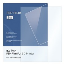 Anycubic-3D 프린터 용 FEP 필름 8.9 인치 1 개 2 5 Photon Mono X2 MonoX 6K M3 Plus 0.15mm 3D 인쇄 부품, [02] 1 Pcs