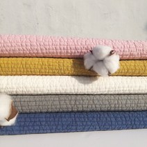 줄누빔 원단 60수 7mm 피그먼트 워싱 원단 5색 (명품 고급 누빔천), 블루