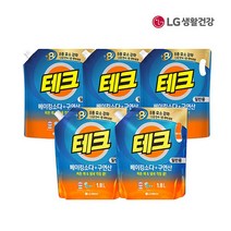 [테크] 베이킹소다+구연산 액체세제(일반) 리필 2L 3개 +1.8L 2개, 상세 설명 참조, 상세 설명 참조