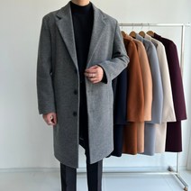 남자 캐시미어 울 싱글 코트 8컬러 (3360-1)