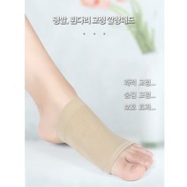 풋아치 보행 서포트 쿠션 아치패드 2p 충격보호 바디밸런스 평발 휜다리 교정 깔창패드, 아치패드 (1091)