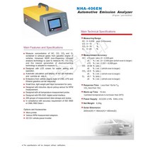 NHA-406EN 자동차 배기 가스 분석기 HC CO, 01 220V With Printer