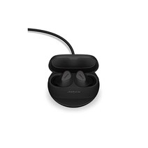 Jabra Connect 5t 완전 무선 이어폰 티타늄 블랙 / 제조사 포함 6 마이크 기술 하이브리드 탑재 멀티포인트 2 대 동시 접속 Jabra 무선 충전 패드 포함 고성능 통화 Bluetooth 5.2 무선 충전 지원 Alexa 내장 웹 회의 소
