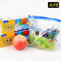 뽀로로지퍼백 보관정보기입 간식보관 롤백 위생백 비닐봉투포장용품 일회용