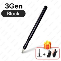 터치펜 범용 스마트폰 pen for stylus android ios lenovo xiaomi samsung tablet pen touch screen drawing pen, 3번째 블랙, 협력사