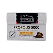 Peter & John 뉴질랜드 프로폴리스 5000mg 60캡슐, 1개