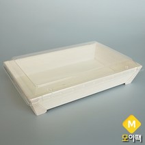 친환경 우드도시락 직사각 SWS FA-420F 뚜껑 300개