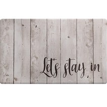 SoHome Cozy Living 바닥용 피로 방지 주방 매트 농가 쿠션 주방 러너 러그 미끄럼 방지 쉽게 닦을 수 있는 청소 1.3cm(1/2인치) 두께의 주방 매트 4