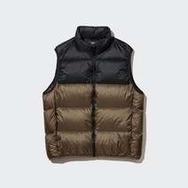 유니클로 울트라라이트다운베스트(컬러블럭)