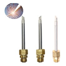 510 Interface Soldering Iron Tip Durable Stainless Steel Pointed Horseshoe Knife-Tip Welding Rework, 02 1