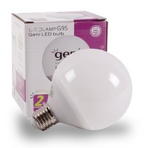 공간LED LED 볼전구 지니 12W, 1개, 전구색