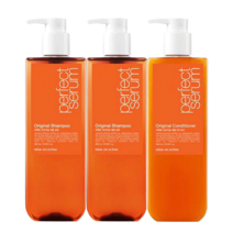 미쟝센 퍼펙트세럼 오리지널 샴푸680ml 2개 + 린스1개, 1세트