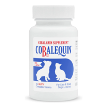 Nutramax 코발리퀸 강아지 고양이 코발라민 시아노코발라민 45츄어블 비타민B12, 1개