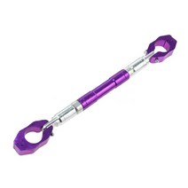 크로스바 바이크 오토바이 핸들 범용 스티어링 휠 보강 브래킷 조절식 레귤레이터 22mm, [02] 주황색