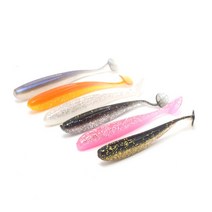 바다 민물 루어 배스 스트레이트웜 소프트베이트 요시가와 타이니 플루크, 60mm, 223