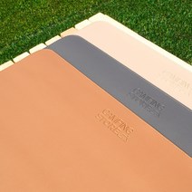 캠핑상회 감성캠핑 롤테이블 가죽 커버 매트 (3color), 그레이_중