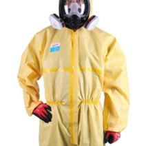 내산복 가운 보호복 화학 내화학복 실험 반도체 보호, L 화학성 보호복