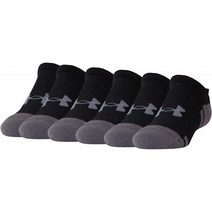 무머 청소년 저항기 3.0 No Show Socks 검은색/Graphite (6페어) Youth Large