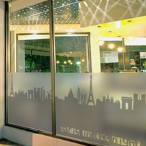 [천삼백케이] [꾸밈] is751m-무점착유리시트파리도쿄건물글라스시트지, 2.도쿄