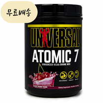 유니버셜 아토믹7 BCAA 1KG 1세트 블랙체리 [미국 직배송] 76회분 그루비 그레이프(1kg), 1개