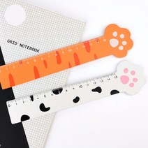 젠트상사 나무 직선 자 15cm 소형 귀여운 학생 선물 학용품, 화이트, 색상
