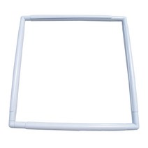 Protable 플라스틱 자수 후프 크로스 스티치 프레임 성인용 초보자 DIY 재봉 도구-5.98/7.99/10.98 인치 3 크기, 화이트