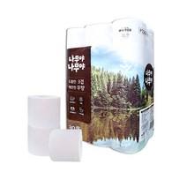 미래산업 롤 화장지 나무야나무야 3겹 30롤 두루마리 휴지 잘녹는 티슈, 30개, 1개
