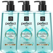 미쟝센 퍼펙트 헤어 세럼 미셀라 샴푸, 680ml, 3개