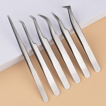 CMCOSMETIC 컬리넌 속눈썹 펌 연장 핀셋, 1-4